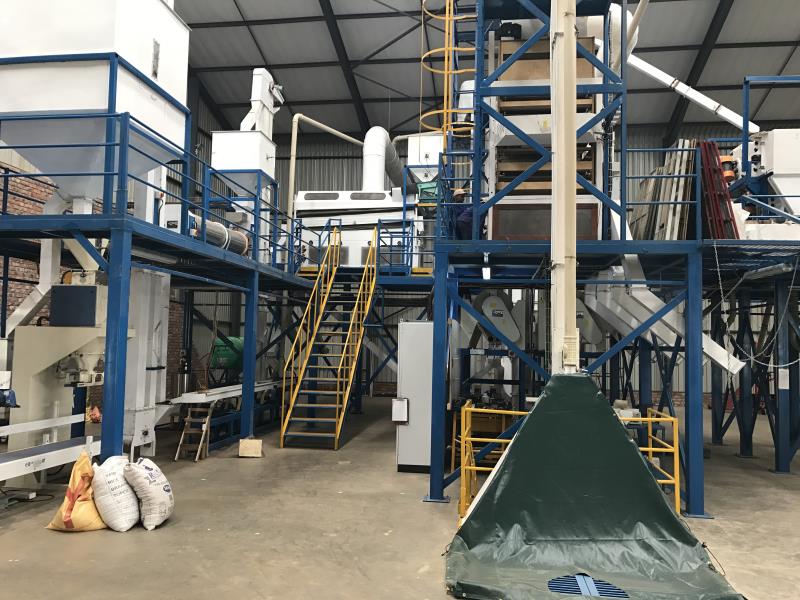 maize cleaning plant